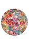 Mira 1208 Colorful Floral Woven Base Round Carpet