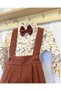 Safari Concept Salopet Shirt Bow Tie Suit - Special Day Outfit Costumes - 2