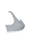 Gray Elastic Sports Bra And Bikini Women's Panties - 3