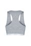 Gray Elastic Sports Bra And Bikini Women's Panties - 4