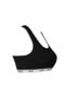 Black Elastic Sports Bra And Bikini Women's Panties - 3