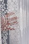 White Greek Skirt Patterned Tight Pleat Tulle Curtain 1 E 3 - 6