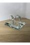 Glass Crystal Thick Transparent Business Card Holder