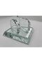 Glass Crystal Thick Transparent Business Card Holder - 5