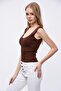 Women's Brown Knitwear Athlete - 4