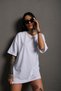 Men's Basic Solid Color Oversize T-shirt Düzrenk-tshirt