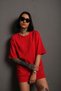 Men's Basic Solid Color Oversize T-shirt Düzrenk-tshirt - 2