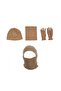 Nano Color 4-Piece Polar Beanie Neck Collar Gloves Set