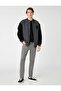 Basic Woven Trousers with Button Detail, 5 Pockets