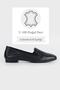 Women's Black Genuine Natural Leather Ballerinas, Size 36-41 - 3