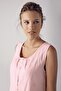 Powder Woven Cotton Maternity Nightie and Dressing Gown Set - 4