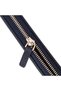 Seville Leather Women's Wallet Flb15 Navy Blue - 3