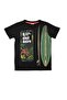 Boy's 100% Cotton Cotton Black Color T-shirt