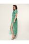 Aria Green Leaf Beach Dress - 6