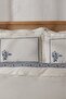 Lima 100% Cotton Double Embroidered Duvet Cover Set White - 4