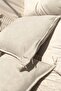 2-Piece Square Handmade Natural Linen Authentic Organic Cotton Tasseled Throw Pillow Cover - 6