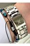 Steel Strap Calendar Men's Wristwatch - Hematite Stone Special Bracelet Gift - 3