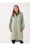 Hooded Straight Long Sleeve Women's Coat - 3