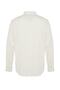 Camel Regular Fit Keten Karışımlı Çizgili Gömlek TMNSS23GO00134 - 8