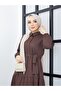 Women's Style Cotton Summer Ruffle Casual Casual Seasonal Modest Basic Hijab Dress - 2