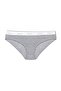 Gray Elastic Sports Bra And Bikini Women's Panties - 6