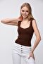 Women's Brown Knitwear Athlete - 2
