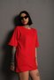 Men's Basic Solid Color Oversize T-shirt Düzrenk-tshirt - 5
