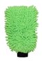 1Pc Green Pasta Microfiber Cleaning Double Sides Glove Mop And Car Washing Drying Glove Mop - 2