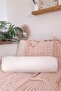 Cylinder Handmade Natural Buldan Cloth Authentic Organic Cotton Inner Padded Throw Pillow Cover - 3