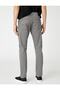 Basic Woven Trousers with Button Detail, 5 Pockets - 4