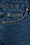 Koyu Mavi Yüksek Bel City Boy Denim Şort TWOSS23SR00199 - 8