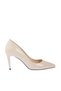 Beige Patent Leather Women's Classic Heeled Shoes WMN004 - 2