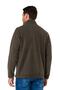 Men's Polar Fleece Jacket, Khaki -99E425- with Pockets, Zipper, Outdoor - 3