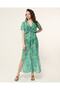 Aria Green Leaf Beach Dress - 2