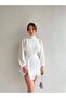 Backless Lined Chiffon Fabric Dress