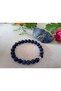 Natural Stone Bracelet, Lapis Lazuli Stone, 8mm - 2