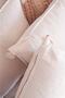 Set of 6 - 4 Square & 2 Vertical Handmade Natural Linen Authentic Organic Cotton Tasseled Throw Pillow Cover - 4