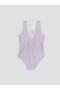 Striped Girl's Swimsuit - 2