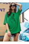 Green Heart Printed Oversize T-shirt - 2