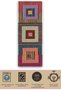 Mira 1209 Colorful Geometric Patterned Striped Printed Woven Base Carpet - 2
