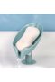 Else Soap Dish with Suction Cup Water Drain Water-Repellent Non-Slip Drainage Soap Dish Plastic Bathroom Soap Dish - 4