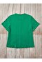 Green Clover Printed Oversize T-shirt - 3