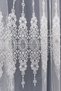 White Greek Skirt Patterned Tight Pleat Tulle Curtain 1 E 3 - 3