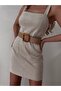 Straw Elastic Women's Belt with Buckle, Jacket Belt, Shirt Belt, Dress Belt - 3