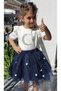 23 April Feast Birthday Special Day Girl's Baby Tutu Skirt - Age 2-9 - Navy Blue