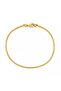 Stainless Steel Italian Snake Chain Unisex Bracelet 3 mm 17+5 cm Mt845