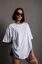 Men's Basic Solid Color Oversize T-shirt Düzrenk-tshirt - 4