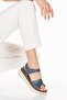 Inner and Outer Genuine Leather Orthopedic Comfort Sole Women's Sandals - 3