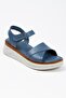 Inner and Outer Genuine Leather Orthopedic Comfort Sole Women's Sandals - 4