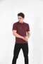 Dad Large Size Solid Color T-Shirt Polo Neck with Pockets - 3